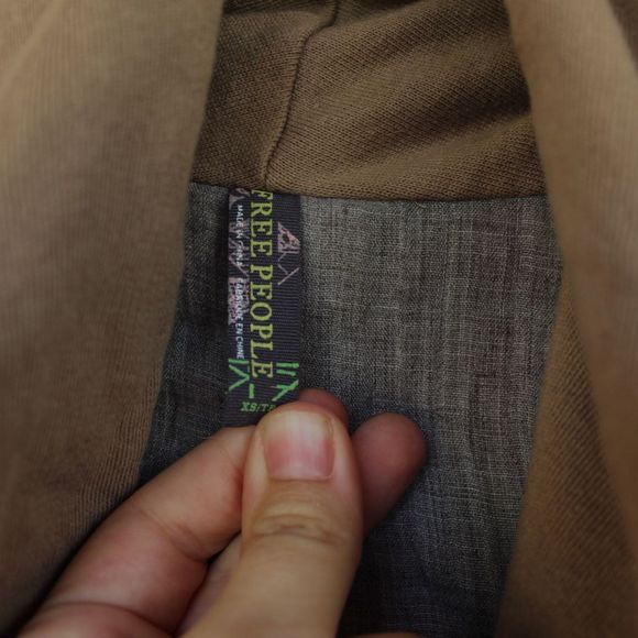 Free People Swing Peplum Pocket Cardigan Sweater - Picture 6 of 7